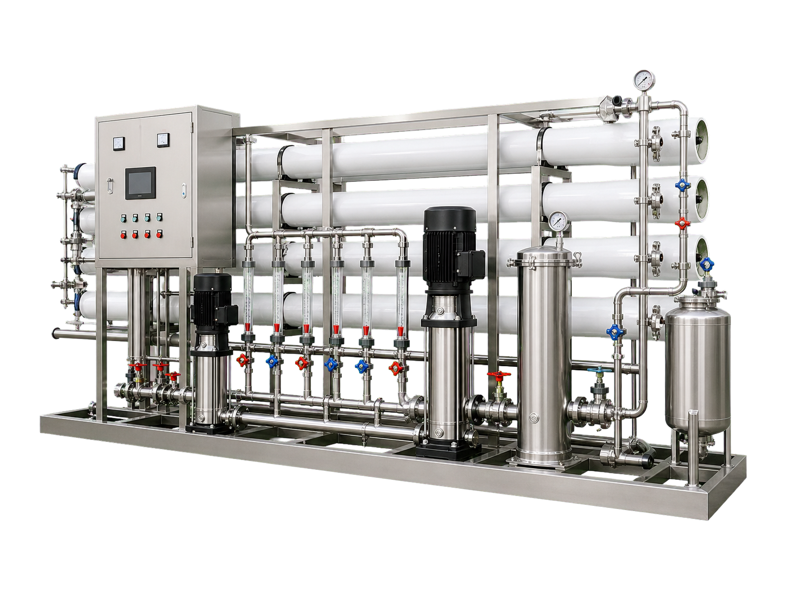 Reverse Osmosis Systems equipment route with water treatment system image for quotation selection