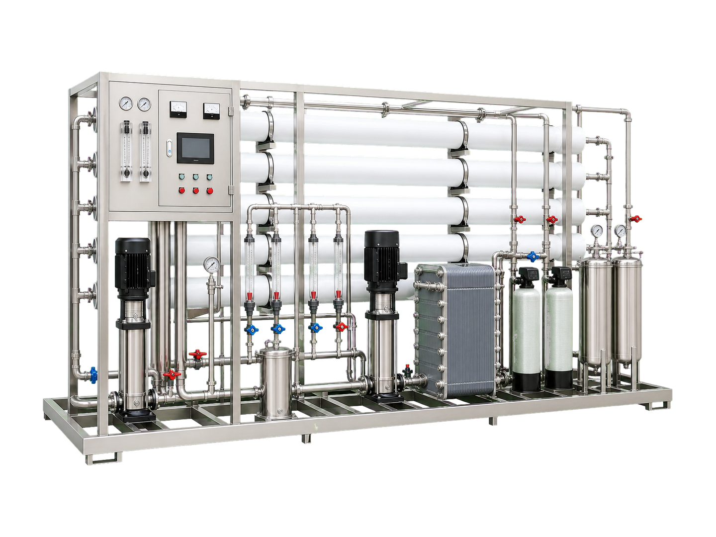 Ultrapure Water & EDI Systems equipment route with water treatment system image for quotation selection