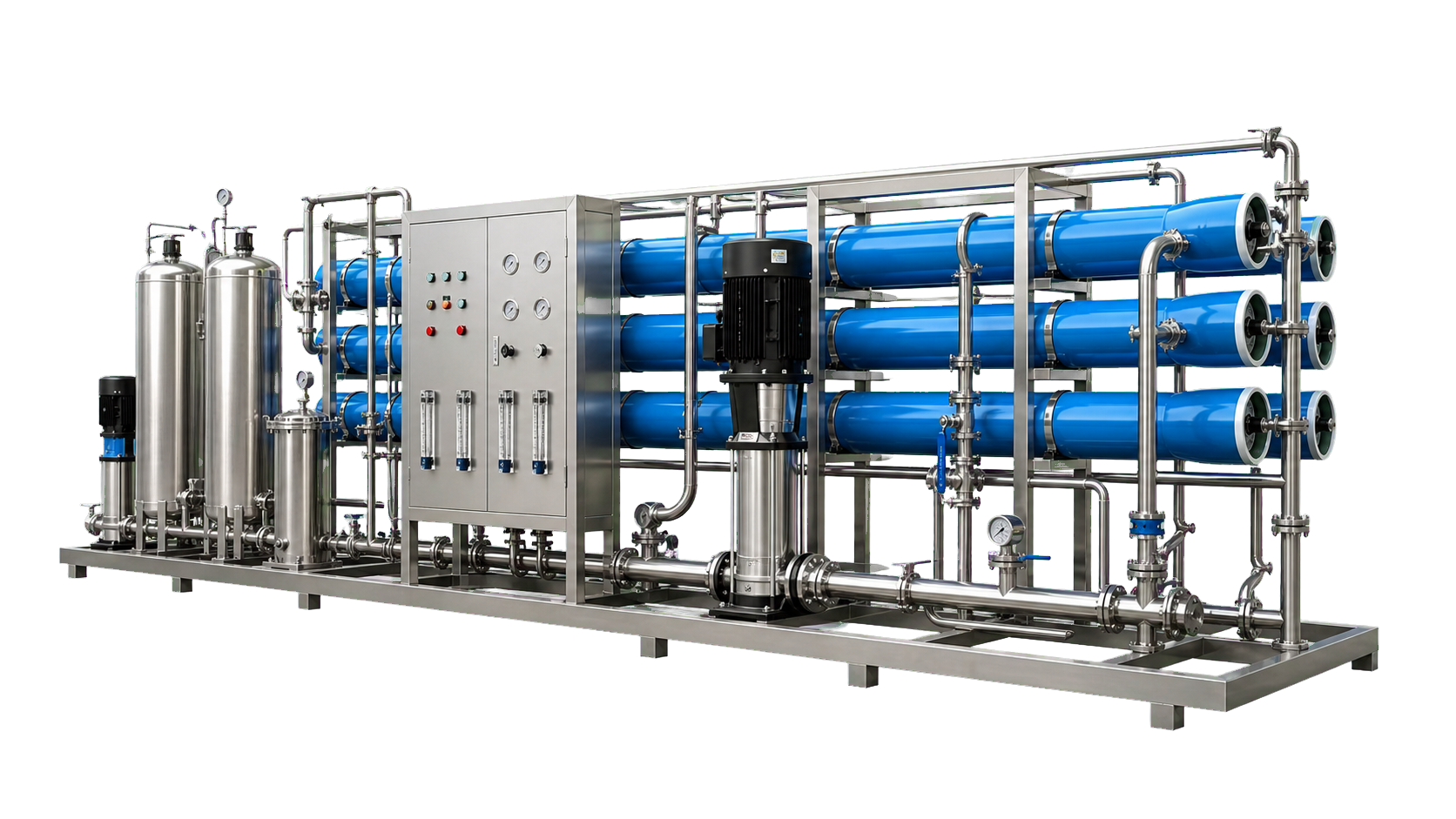 4 m3/h 4 m3/h ro pure water system configured for reverse osmosis systems