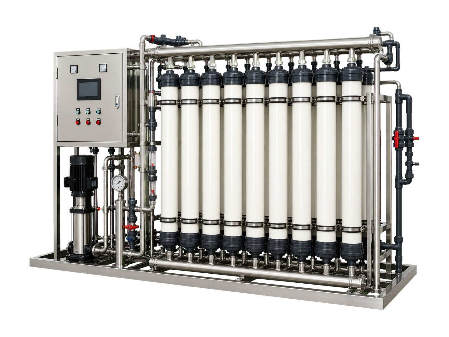Ultrafiltration Systems equipment route with water treatment system image for quotation selection